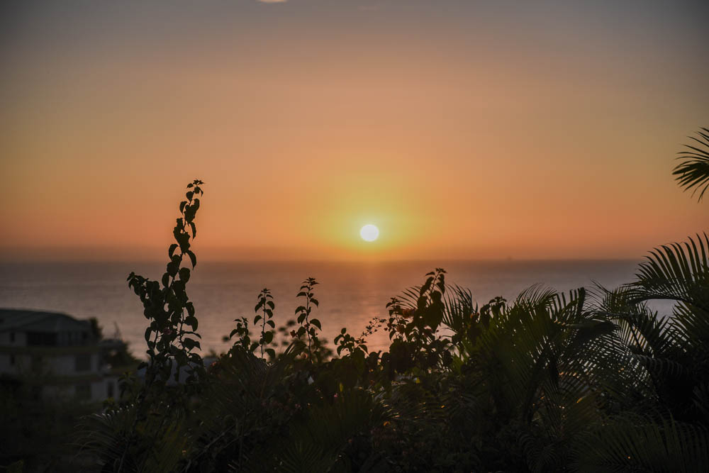 un coucher sans un seul nuage 