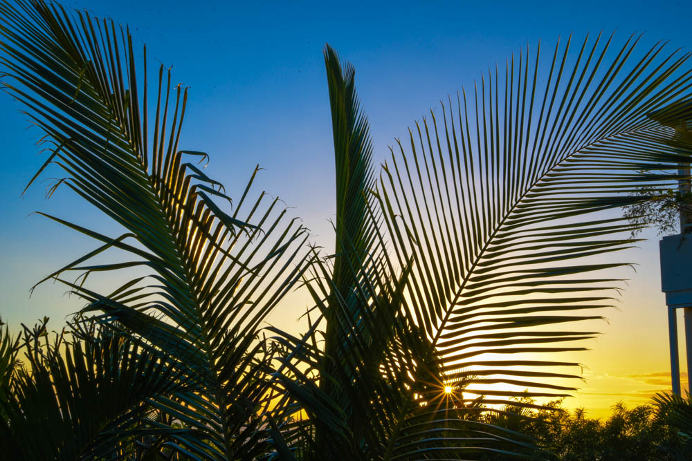 coucher de soleil en plein hiver austral !!