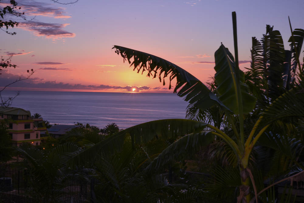 coucher de soleil au mois de décembre